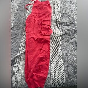 lululemon athletica Vibrant Red Cropped Pants